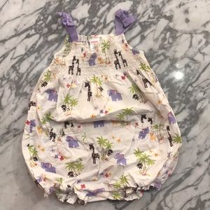 6/$16 Zoo animal Gymboree romper